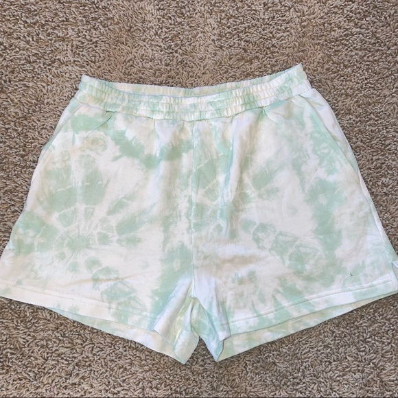 Rails Jane Mint Tie Dye Sweat Shorts Size Medium - Picture 1 of 10
